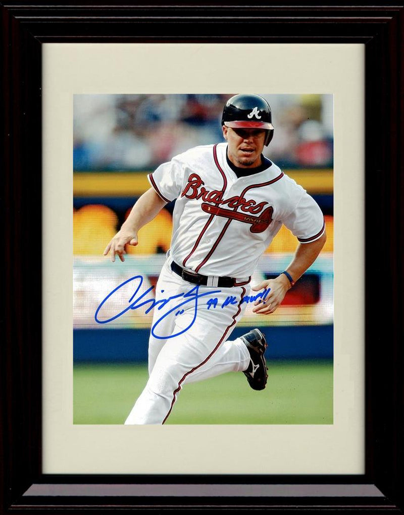 Chipper Jones Atlanta on sale braves framed card