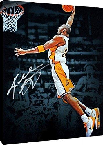 Basketball Art Card Print of Kobe Bryant, Los Angeles Lakers