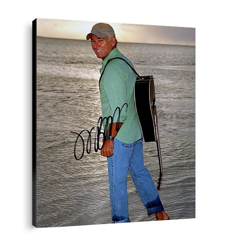 Canvas Wall Art: Jimmy Buffett "On The Beach" Print Canvas - Music FSP - Canvas   