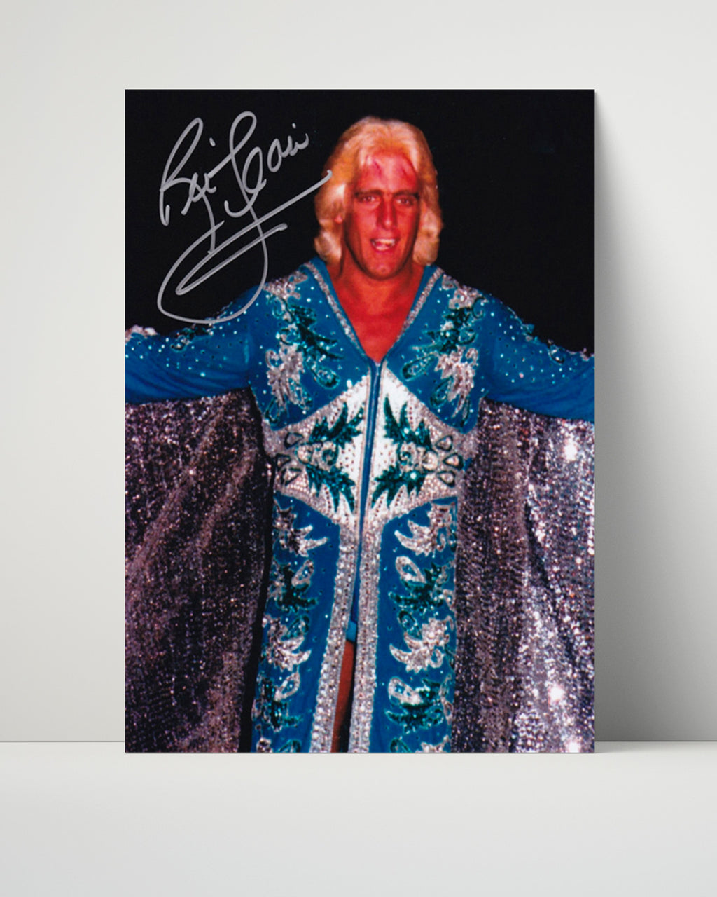 Unframed RIC Flair Autograph Replica Print - NWA Years Unframed Print - Wrestling FSP - Unframed