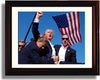 Framed/Unframed - Donald Trump July 13, 2024 "Keep Fighting" Fist Pump Framed Photo Framed Print - History FSP - Framed   