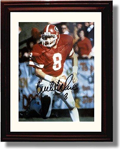 Framed 8x10 Georgia Football Buck Belue 1980 Championship Autograph Promo Print Framed Print - College Football FSP - Framed   