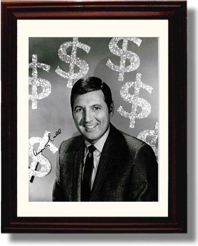 8x10 Framed Monty Hall Autograph Promo Print - Lets Make a Deal Framed Print - Television FSP - Framed   