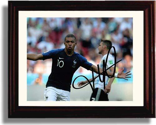 Unframed Kylian Mbappe - France World Cup 2018 Celebration - Autograph Promo Print Unframed Print - Soccer FSP - Unframed   