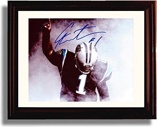 Unframed Cam Newton - Carolina Panthers #1 Autograph Promo Print Unframed Print - Pro Football FSP - Unframed   