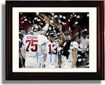 Unframed Alabama Quarterback Tua Tagovailoa - National Championship Trophy - Autograph Promo Print Unframed Print - College Football FSP - Unframed   