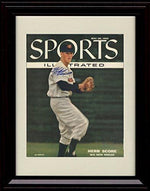 Framed 8x10 Herb Score SI Autograph Replica Print Framed Print - Baseball FSP - Framed   