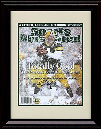 Unframed Brett Favre, Green Bay Packers - SI Autograph Promo Print  "Totally Cool" Unframed Print - Pro Football FSP - Unframed   