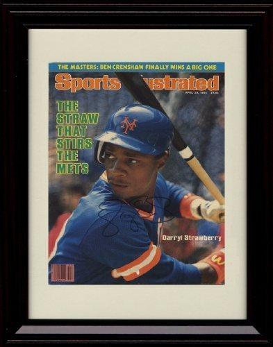 Unframed Darryl Strawberry SI Autograph Replica Print Unframed Print - Baseball FSP - Unframed   