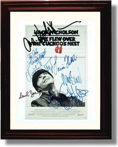 Unframed Cast of One Flew Over the Cuckoo's Nest Autograph Promo Print - One Flew Over the Unframed Print - Movies FSP - Unframed   