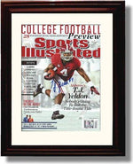 Unframed Alabama Football 2013 SI Preview T. J. Yeldon Autograph Promo Photo Unframed Print - College Football FSP - Unframed   