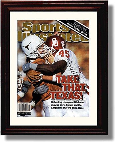 Framed 8x10 Oklahoma Sooners "Take That Texas!" SI Autograph Promo Photo Print Framed Print - College Football FSP - Framed   