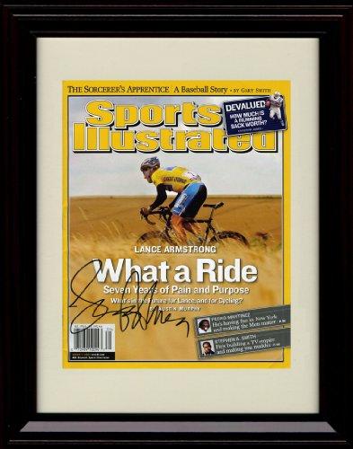 Unframed Lance Armstrong SI Autograph Promo Print - 8/1/2005 - What a Ride! Unframed Print - Other FSP - Unframed   