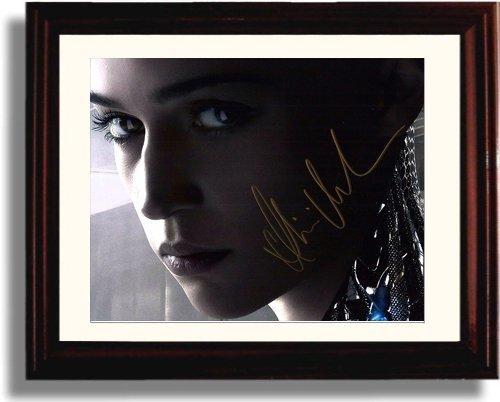8x10 Framed Alicia Vikander Autograph Promo Print Framed Print - Movies FSP - Framed   