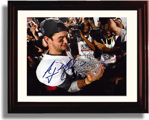 Unframed AJ McCarron Autograph Promo Print - Alabama Crimson Tide Unframed Print - College Football FSP - Unframed   