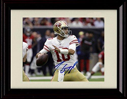 8x10 Framed Jimmy Garoppolo - 49ers Autograph Promo Print Framed Print - Pro Football FSP - Framed   