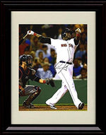 Framed 8x10 David Ortiz Autograph Replica Print - Big Papi Framed Print - Baseball FSP - Framed   