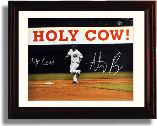 Unframed Anthony Rizzo - Holy Cow Autograph Replica Print Unframed Print - Baseball FSP - Unframed   