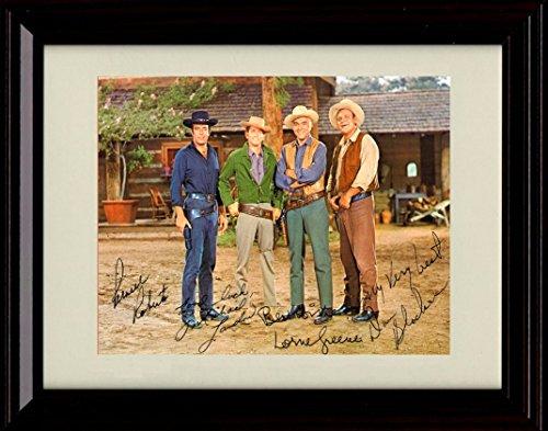 Unframed Bonanza Autograph Promo Print - Bonanza Cast Unframed Print - Television FSP - Unframed   