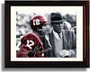 Framed 8x10 Alabama Football Spotlight - Joe Namath & Bear Bryant Autograph Promo Print Framed Print - College Football FSP - Framed   