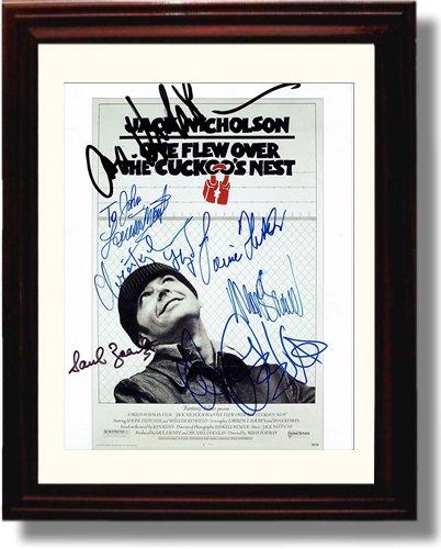 Unframed One Flew Over Cuckoos Nest Autograph Promo Print - Cast Signed Unframed Print - Movies FSP - Unframed   