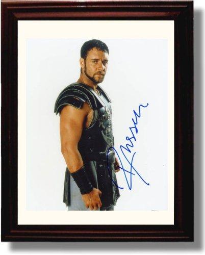 Unframed Russell Crowe and Connie Nelson Autograph Promo Print - Gladiator Unframed Print - Movies FSP - Unframed   