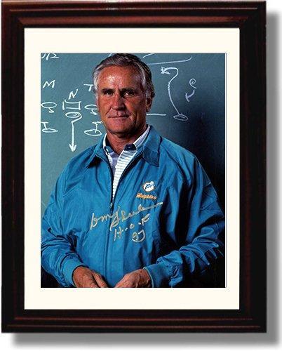 Unframed Don Shula - Miami Dolphins Autograph Promo Print - X's and O's Unframed Print - Pro Football FSP - Unframed   