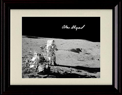 Unframed Alan Shepard Autograph Promo Print - Apollo 14 Unframed Print - History FSP - Unframed   