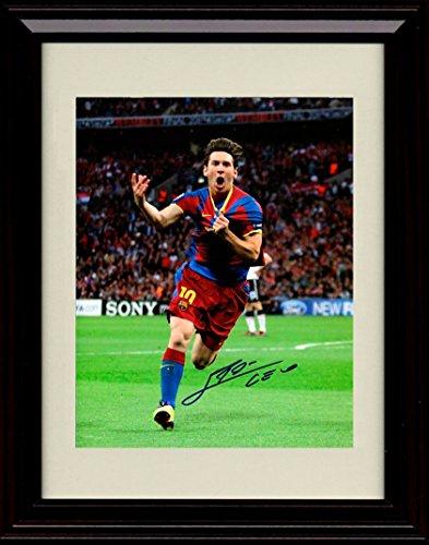 Unframed Lionel Messi Autograph Promo Print - Great Ever? - Spanish Club Barcelona Unframed Print - Soccer FSP - Unframed   