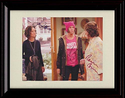 8x10 Framed Roseanne Autograph Promo Print - Cast Signed - 2018 Framed Print - Television FSP - Framed   