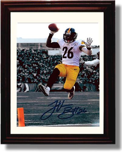 Unframed LeVeon Bell - Pittsburgh Steelers "TD Leap" Autograph Promo Print Unframed Print - Pro Football FSP - Unframed   