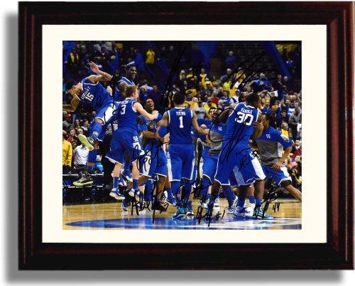 Unframed Kentucky Wildcats Team Photo Autograph Promo Print - Kentucky Wildcats Unframed Print - College Basketball FSP - Unframed   