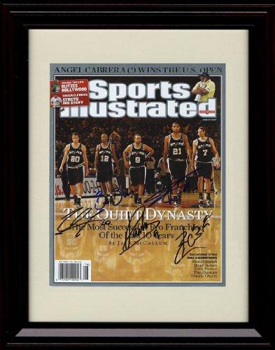 Unframed Tim Duncan SI Autograph Promo Print - San Antonio Spurs Unframed Print - Pro Basketball FSP - Unframed   