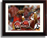 Framed 8x10 Oklahoma Sooners Samaje Perine "427 Yards" Autograph Promo Print Framed Print - College Football FSP - Framed   