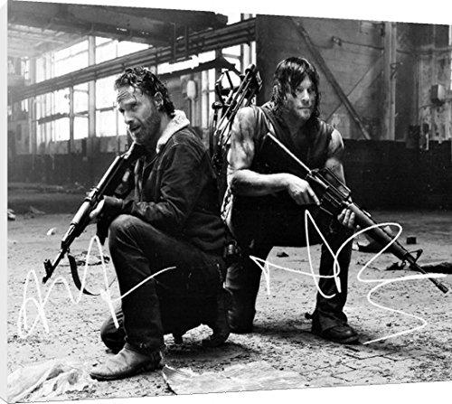 Acrylic Wall Art:   Walking Dead Autograph Print - Walking Dead Cast Acrylic - Television FSP - Acrylic   