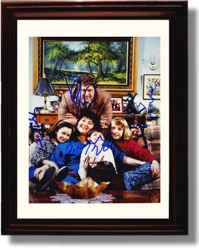 8x10 Framed Rosanne Autograph Promo Print - Rosanne Cast Framed Print - Television FSP - Framed   