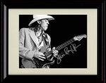 Unframed Stevie Ray Vaughn - Note - Autograph Promo Print Unframed Print - Music FSP - Unframed   