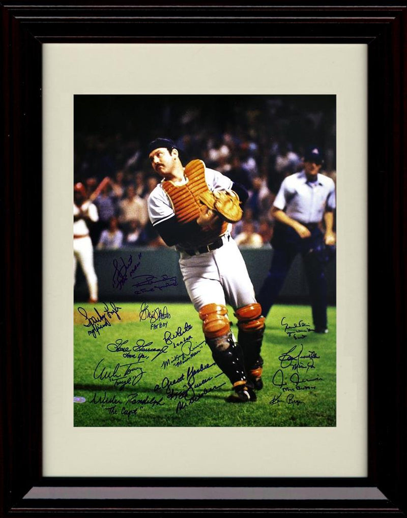 Unframed 1978 World Series - Portrait - New York Yankees Autograph Replica Print Unframed Print - Baseball FSP - Unframed   