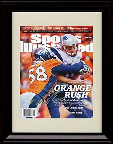 8x10 Framed Von Miller - Denver Broncos SI Autograph Promo Print Framed Print - Pro Football FSP - Framed   