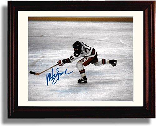 Unframed Mike Eruzione - Miracle on Ice 1980 US Olympic Hockey Autograph Promo Print Unframed Print - Hockey FSP - Unframed   