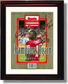 Framed 8x10 Nebraska Tommy Frazier 1995 "Champs Again" SI Autograph Promo Print Framed Print - College Football FSP - Framed   