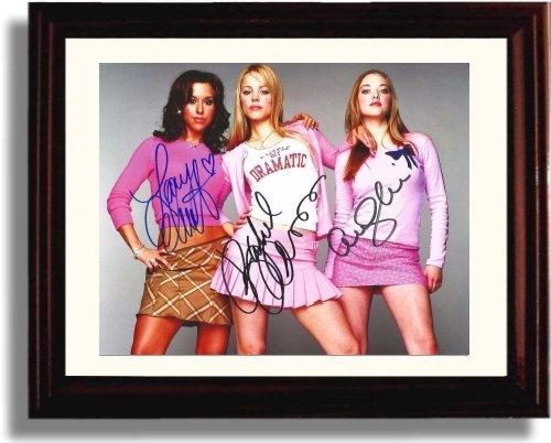 Unframed Cast of Mean Girls Autograph Promo Print - Mean Girls Unframed Print - Movies FSP - Unframed   