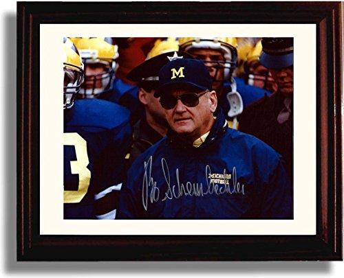 Framed 8x10 Coach Bo Schembechler "the Coach" Michigan Autograph Promo Print Framed Print - College Football FSP - Framed   