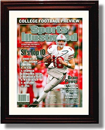 Framed 8x10 Ohio State 2003 Preview Issue Craig Kenzel SI Autograph Promo Print Framed Print - College Football FSP - Framed   