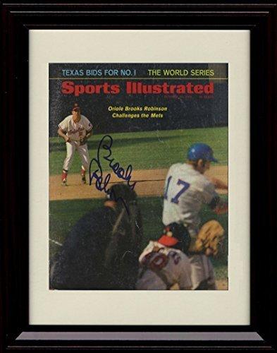 Framed 8x10 Brooks Robinson SI Autograph Replica Print Framed Print - Baseball FSP - Framed   