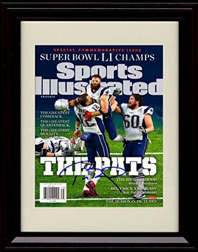 Unframed Tom Brady - New England Patriots SI Autograph Promo Print - Miracle Victory Unframed Print - Pro Football FSP - Unframed   