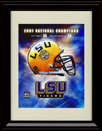 Unframed 2007 National Champions Autograph Promo Print - LSU Tigers Unframed Print - College Football FSP - Unframed   