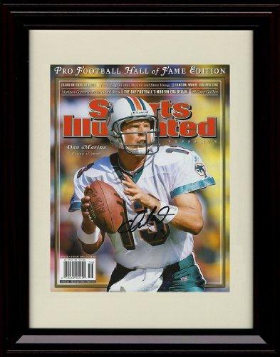 8x10 Framed Dan Marino - Miami Dolphins SI HoF Commemorative Print Framed Print - Pro Football FSP - Framed   