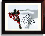 Unframed Travis Zajac Autograph Promo Print - New Jersey Devils Unframed Print - Hockey FSP - Unframed   