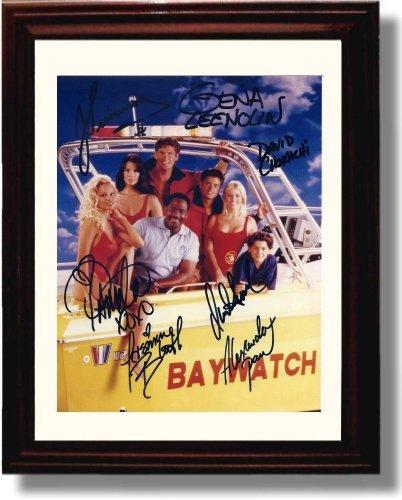 Unframed Baywatch Autograph Promo Print - Baywatch Cast Unframed Print - Television FSP - Unframed   